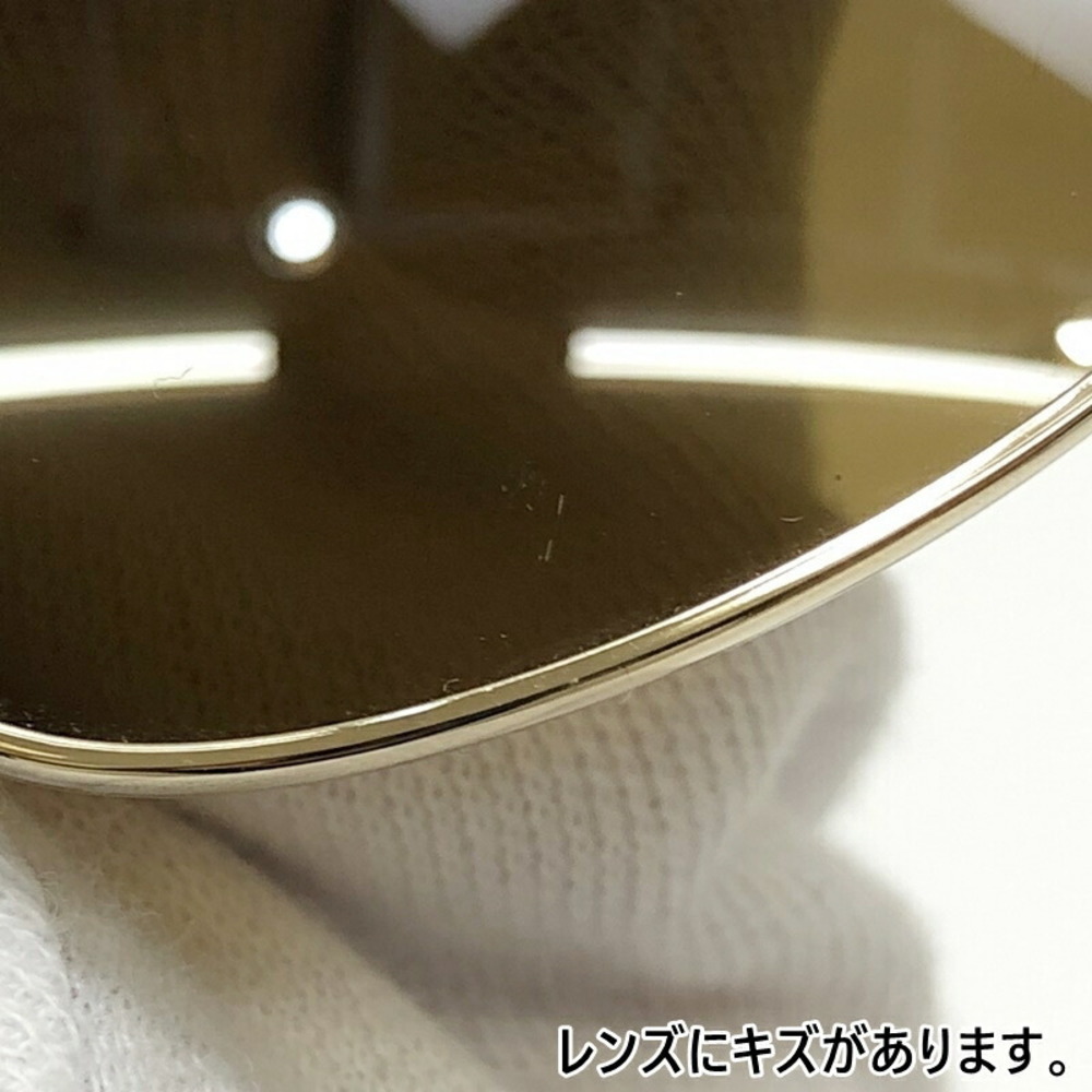 Gucci Rectangular Sunglasses Gold - image 7